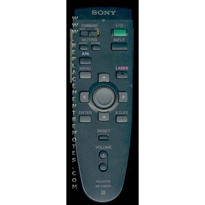 Sony RM-PJM600 Projector Remote Control - RMPJM600
