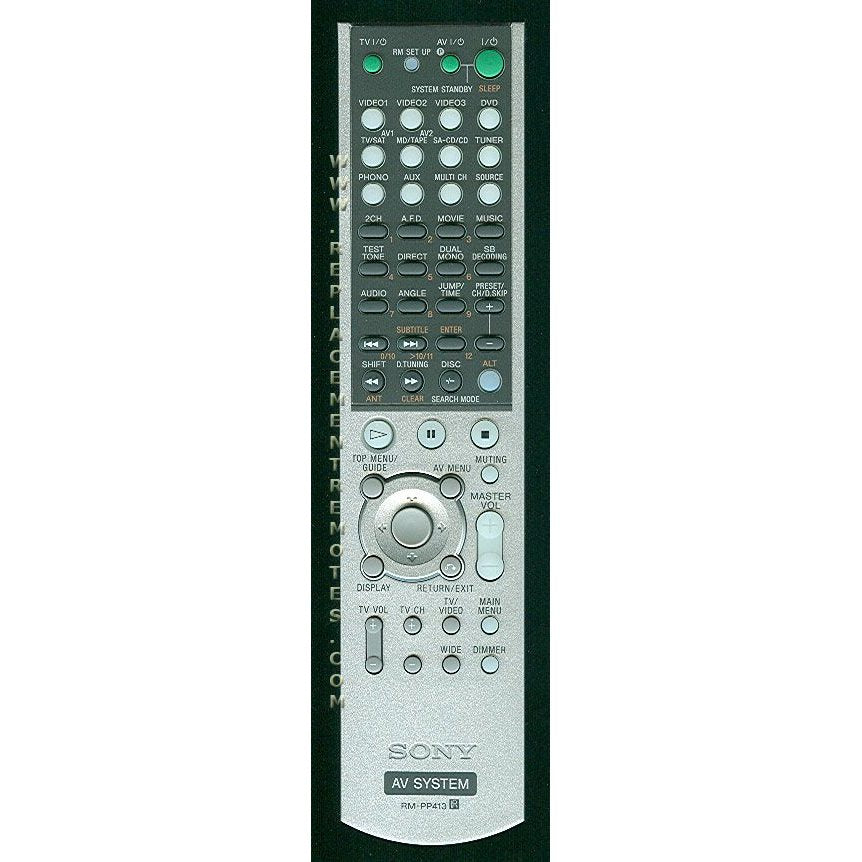 Control remoto del receptor Sony RMPP413