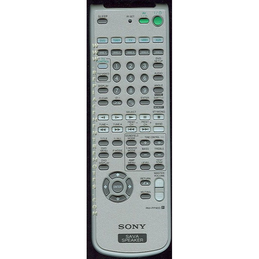 Control remoto de audio Sony RMPP900