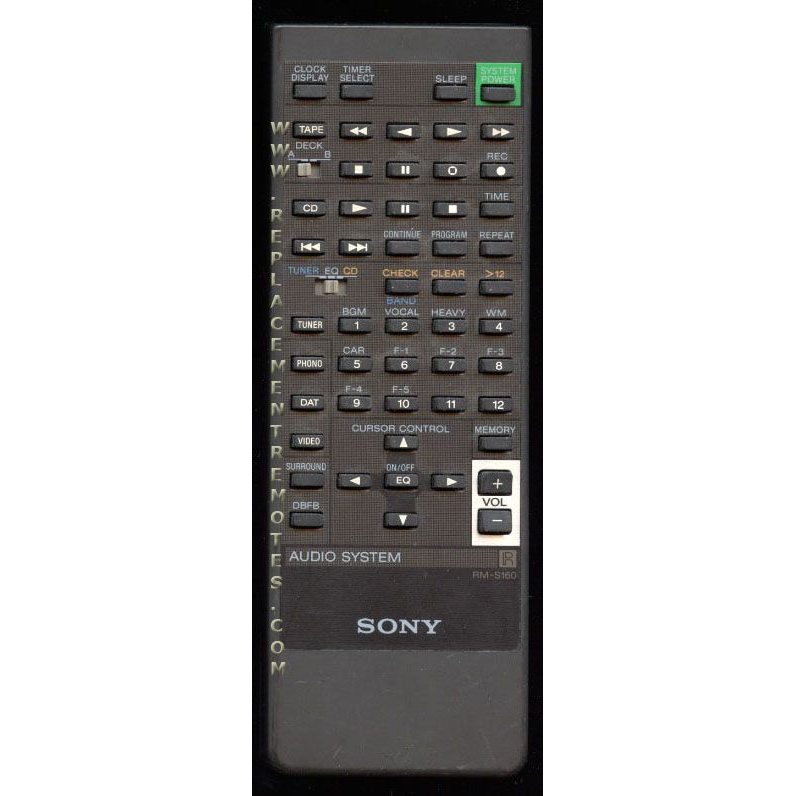 Control remoto de audio Sony RMS160