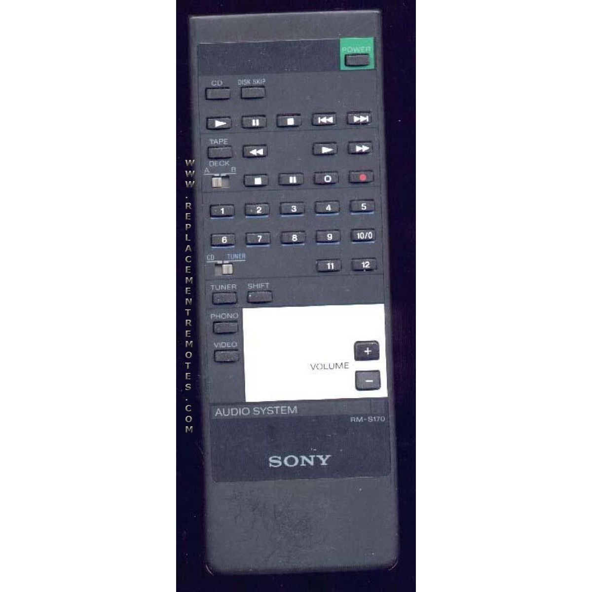 Télécommande audio Sony RMS170
