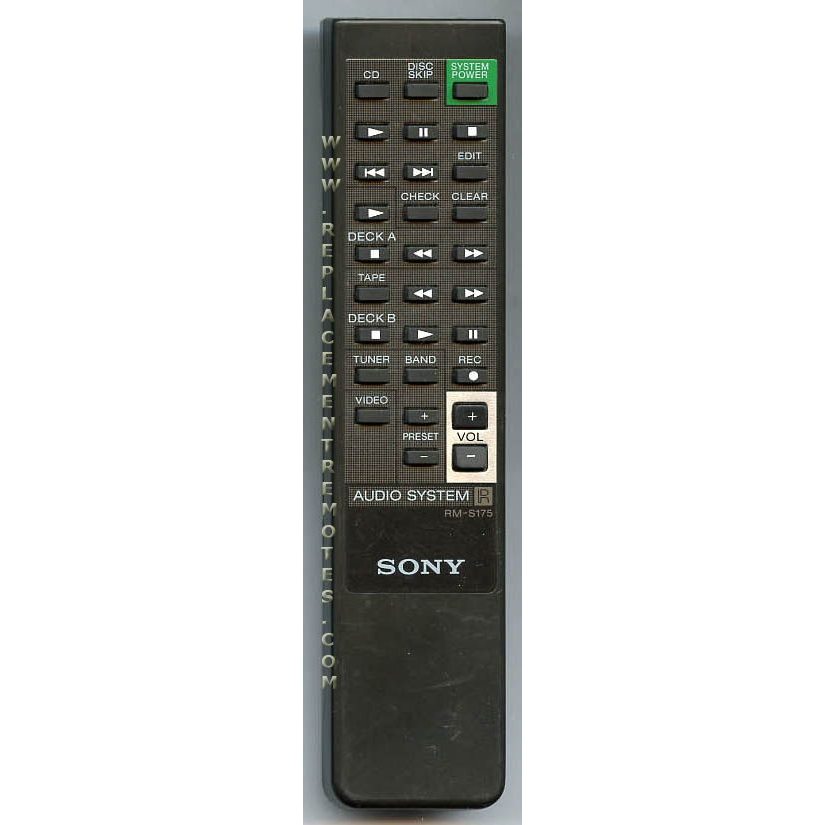 Sony RM-S175 Audio Remote Control - RMS175