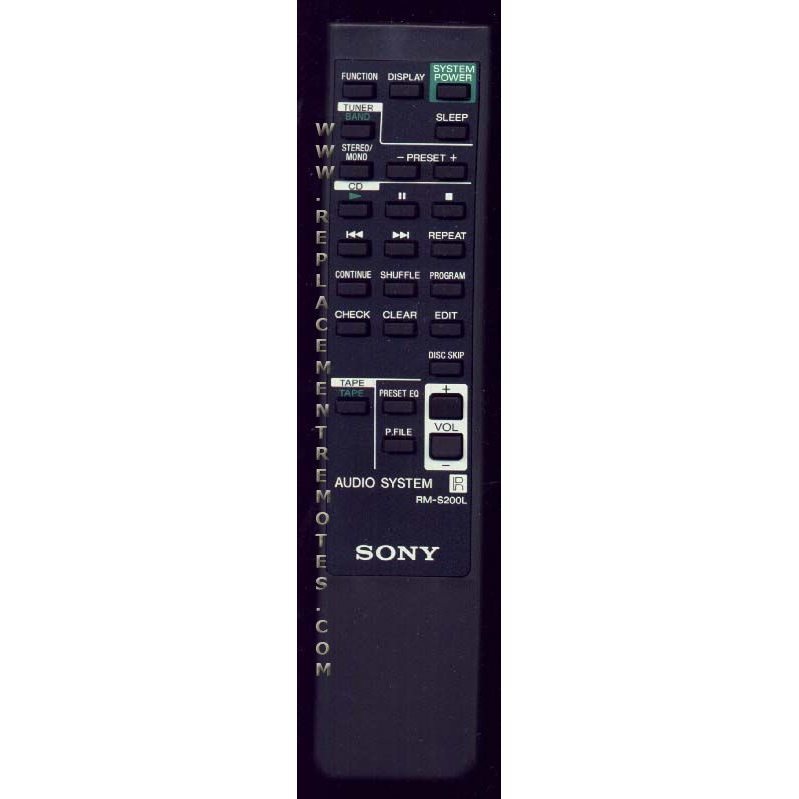 Sony RM-S200L Audio Remote Control - RMS200L