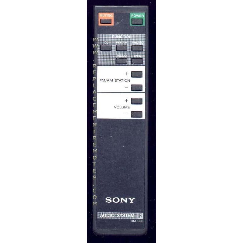 Sony RM-S30 Audio Remote Control - RMS30