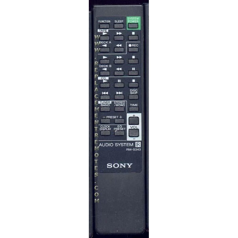 Sony RM-S343 Audio Remote Control - RMS343