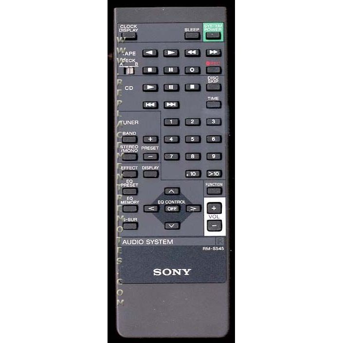 Sony RM-S545 Audio Remote Control - RMS545