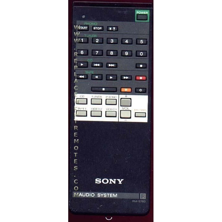 Sony RM-S760 Audio Remote Control - RMS760