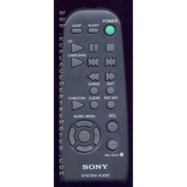 Sony RM-SD25 Audio Remote Control - RMSD25