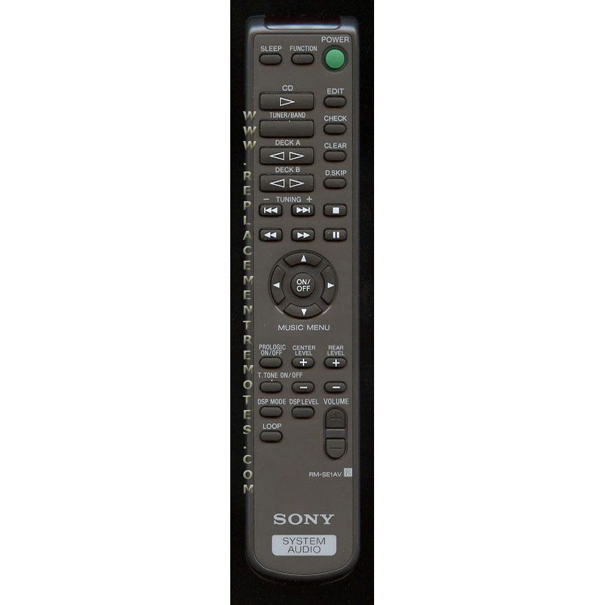 Sony RM-SE1AV Audio Remote Control - RMSE1AV