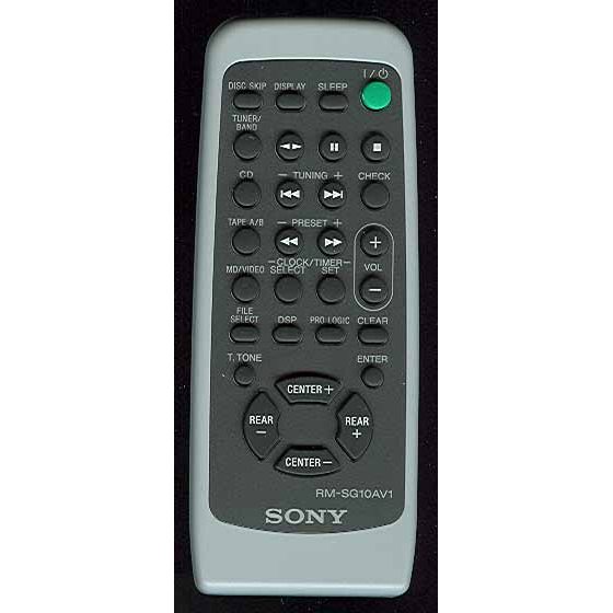 Sony RM-SG10AV Audio Remote Control - RMSG10AV