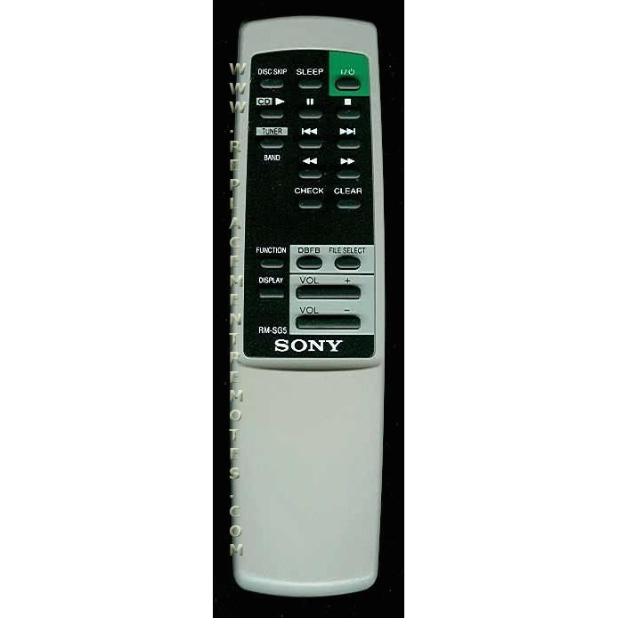 Sony RM-SG5 Audio Remote Control - RMSG5