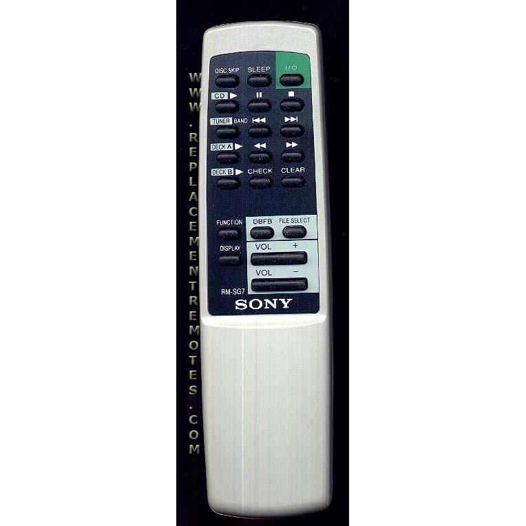 Sony RM-SG7 Audio Remote Control - RMSG7