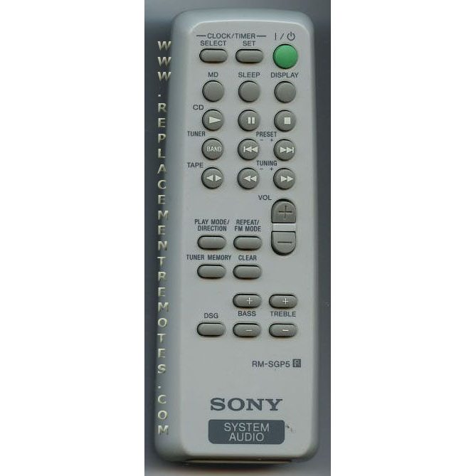 Sony RM-SGP5 Audio Remote Control - RMSGP5