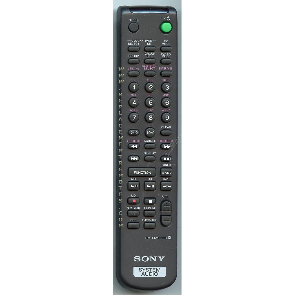 Sony RM-SM100EB Audio Remote Control - RMSM100EB