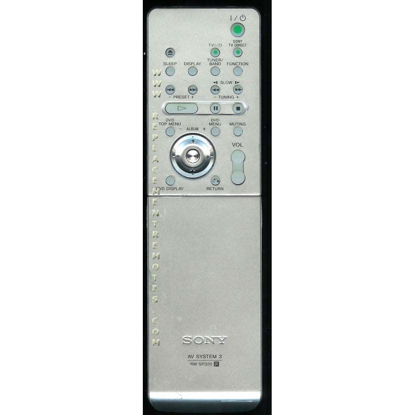 Télécommande du récepteur Sony RMSP320
