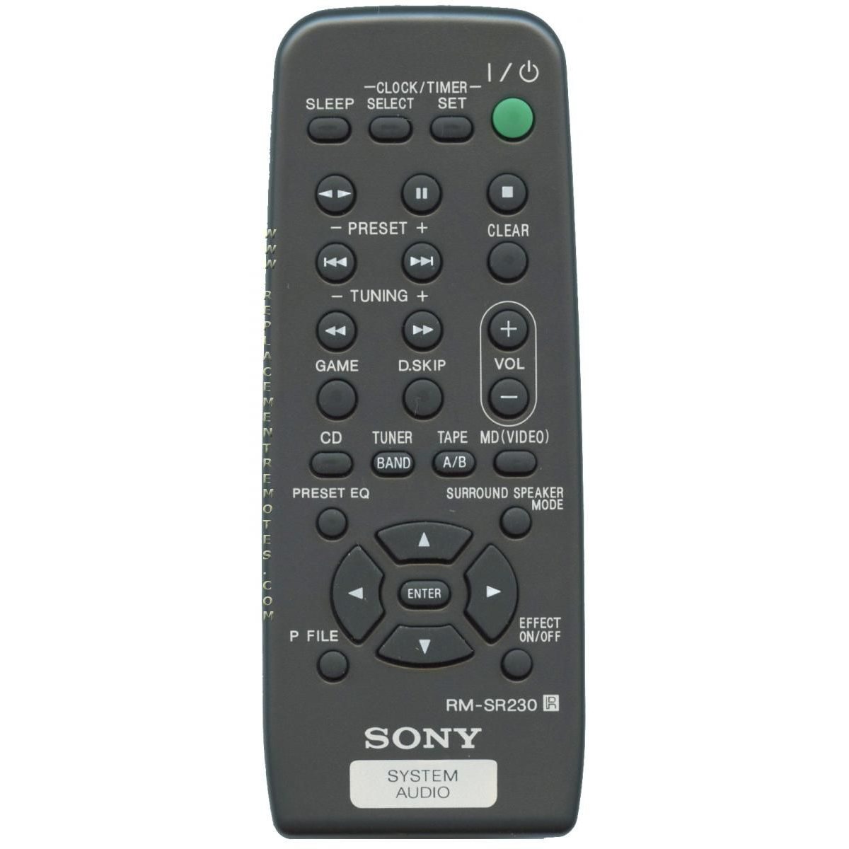 Control remoto de audio Sony RMSR230