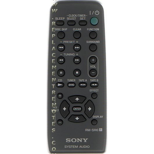 Control remoto de audio Sony RMSR6