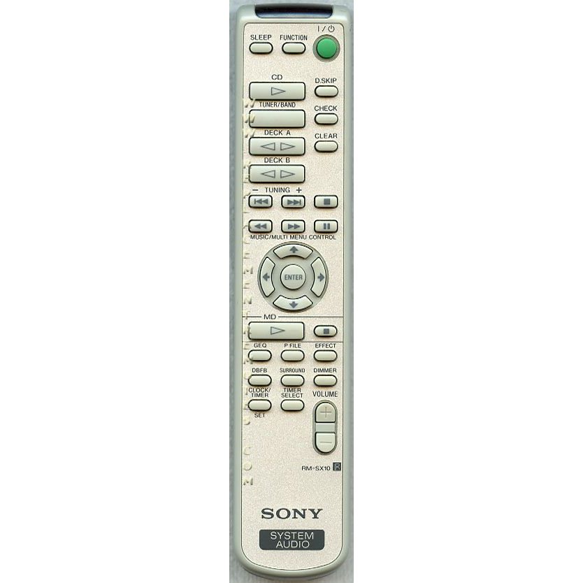 Control remoto de audio Sony RMSX10