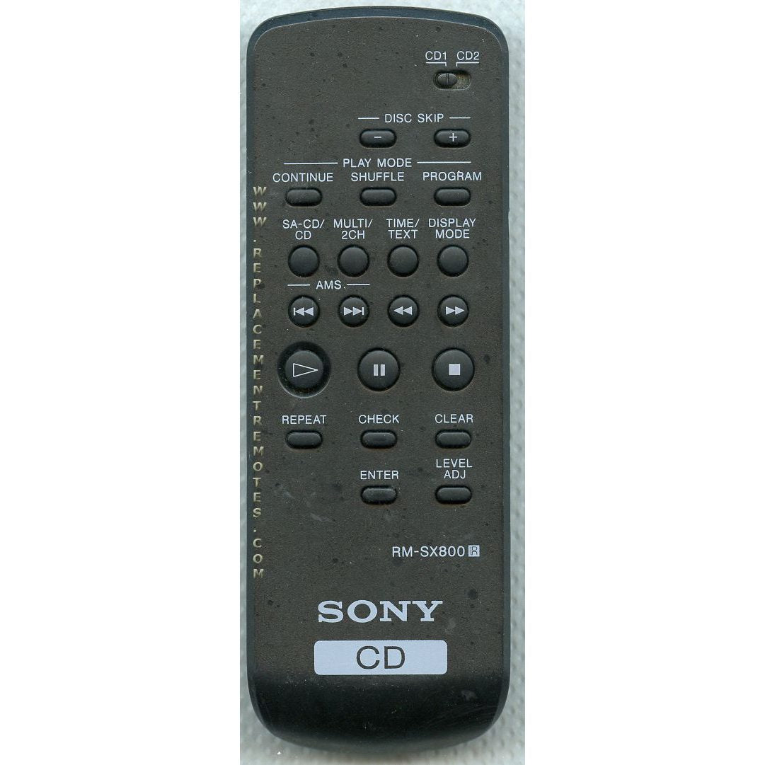 Sony RM-SX800 CD Remote Control - RMSX800