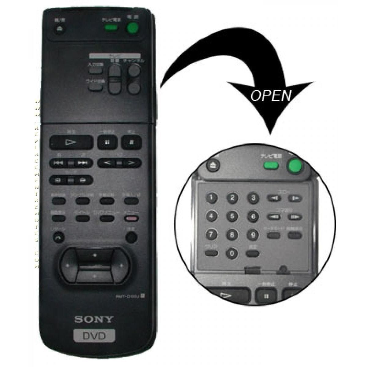 Sony RMT100J DVD Remote Control