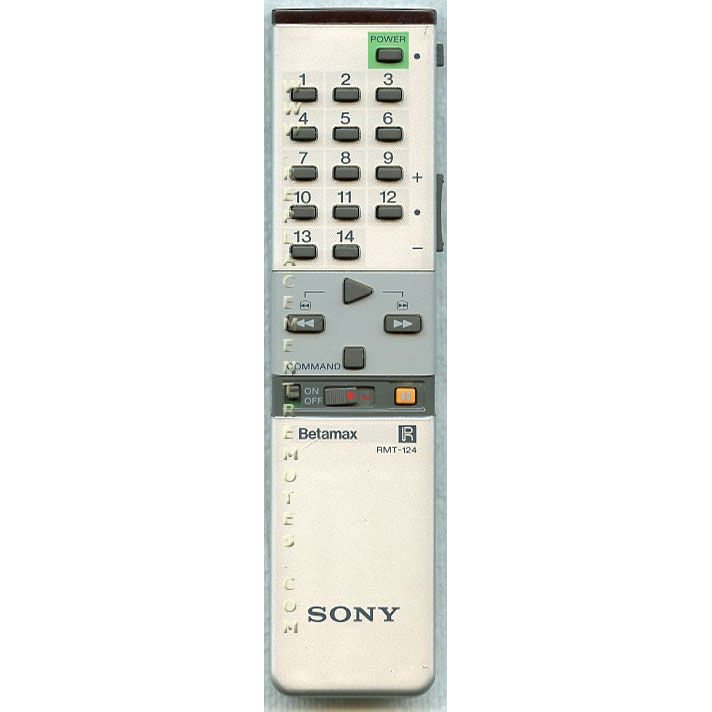 Sony RMT-124S Betamax Audio Remote Control - RMT124S