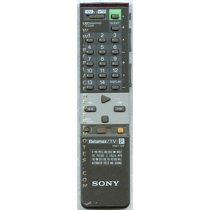 Sony RMT-127B Betamax Audio Remote Control - RMT127B