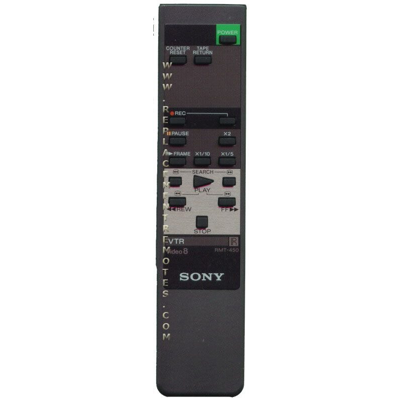 Sony RMT-450 VCR Remote Control -A6768051A - RMT450
