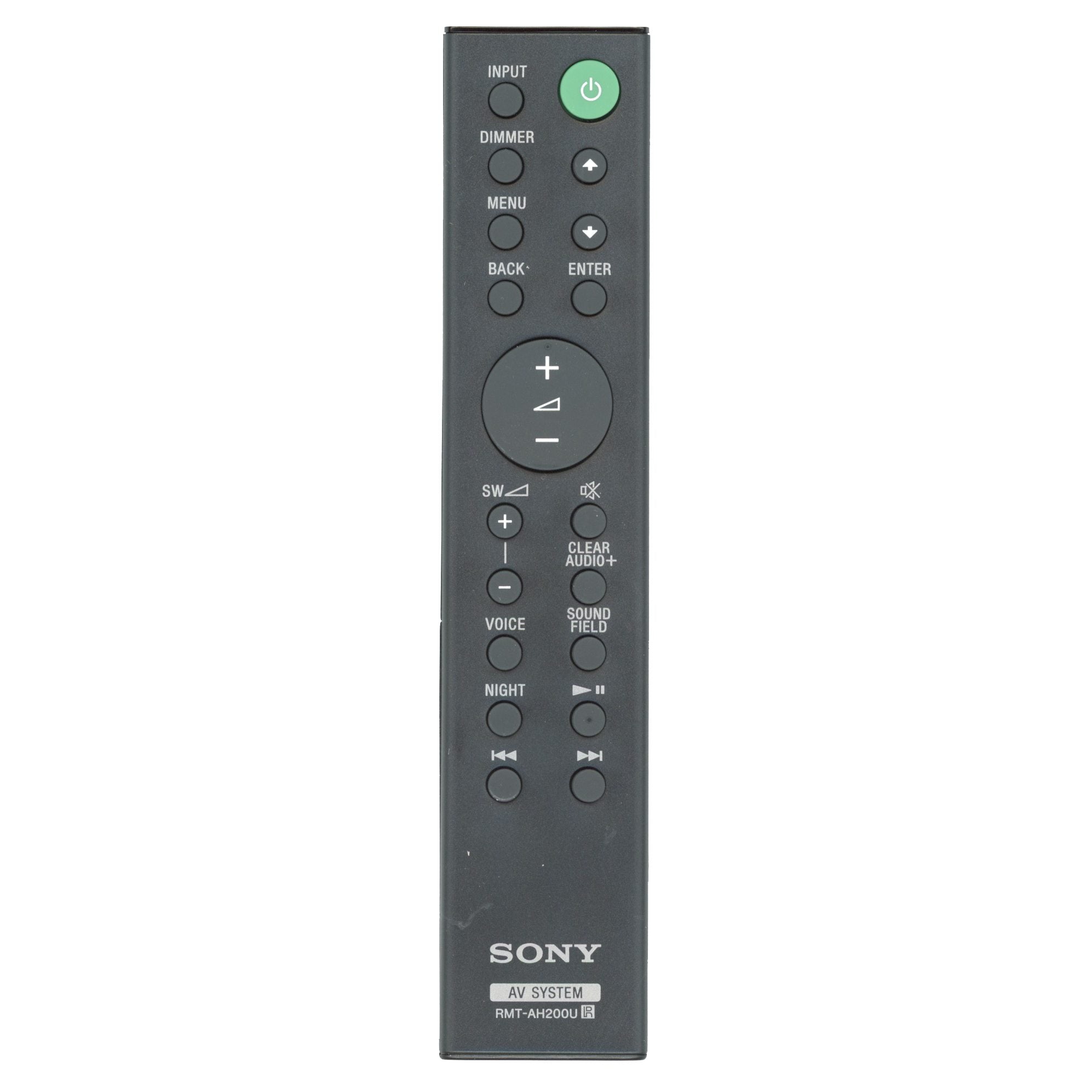 Control remoto de la barra de sonido Sony RMTAH200U