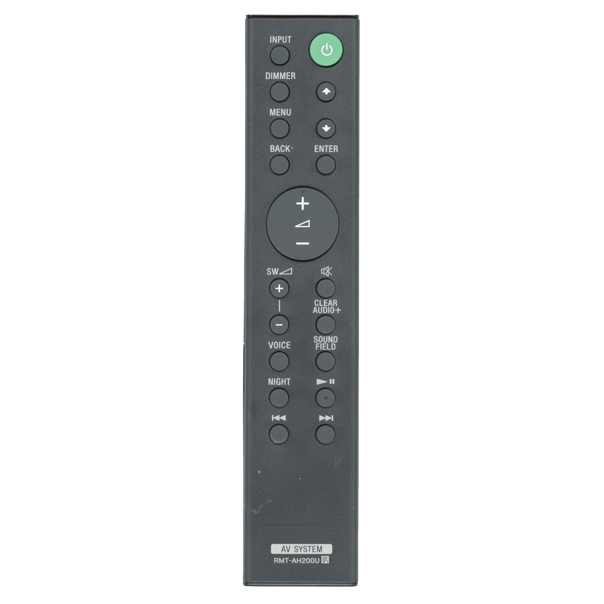 Sony RMT-AH200U Sound Bar Remote Control - RMTAH200U