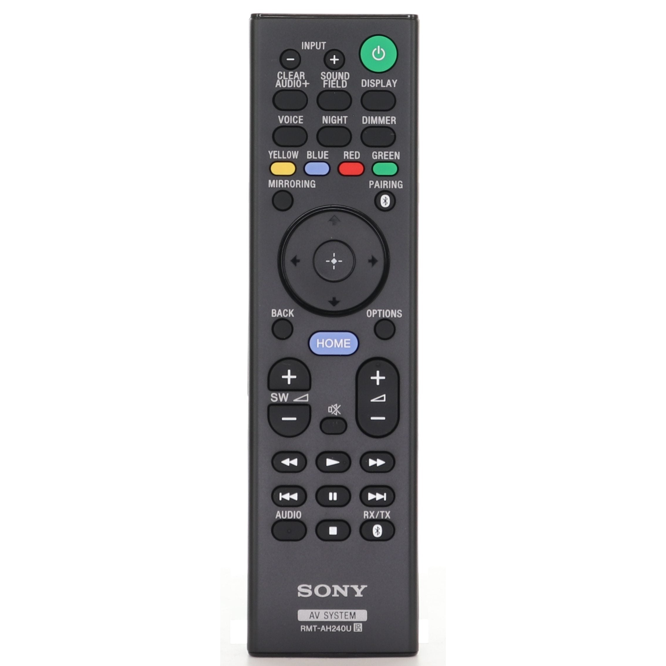 Control remoto para barra de sonido Sony RMTAH240U