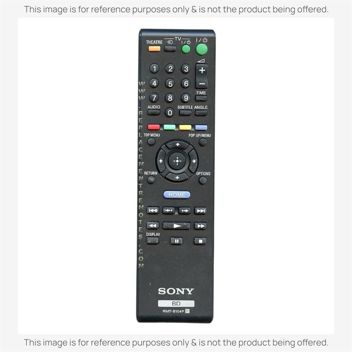 Télécommande Sony RMT-B104P pour lecteur Blu-ray - 1-487-219-11