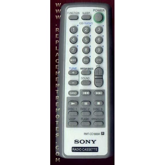 Sony RMT-CC1000A Audio Remote Control - RMTCC1000A