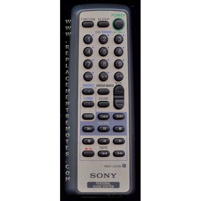 Sony RMT-CD7A Audio Remote Control - RMTCD7A