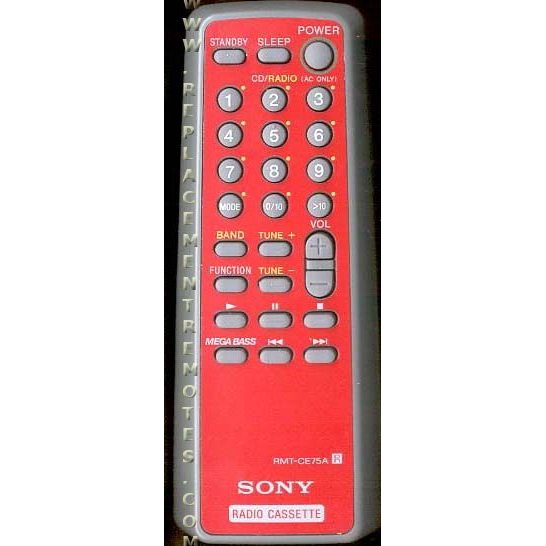 Sony RMT-CE75A Audio Remote Control - RMTCE75A