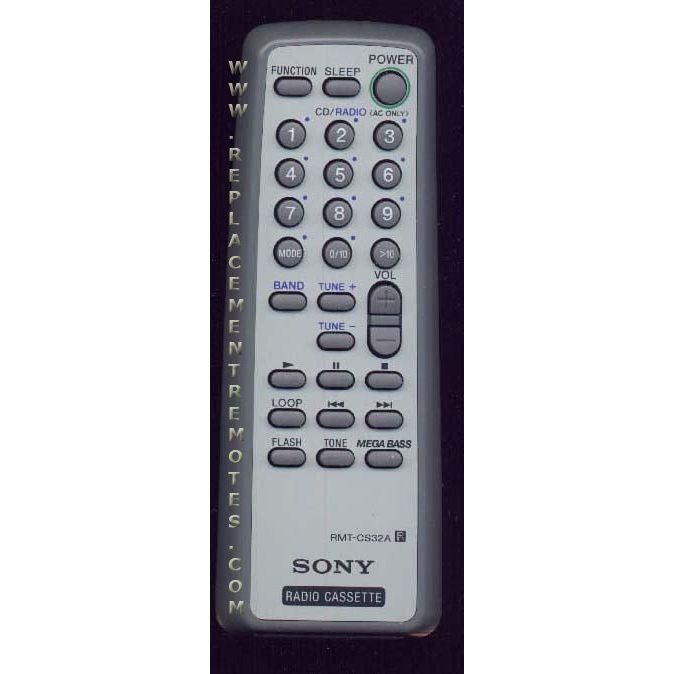 Sony RMT-CS32A Audio Remote Control - RMTCS32A