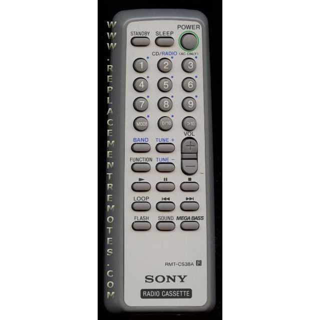 Sony RMT-CS38A Audio Remote Control - RMTCS38A