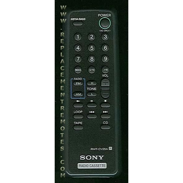 Sony RMT-CV25A Audio Remote Control - RMTCV25A