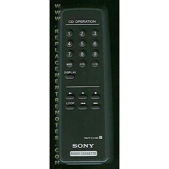 Sony RMT-CV30 Audio Remote Control - RMTCV30