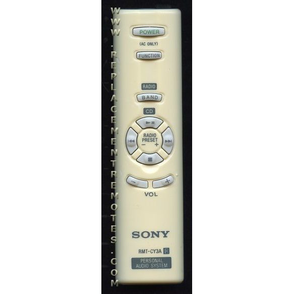 Télécommande audio Sony RMTCY3A