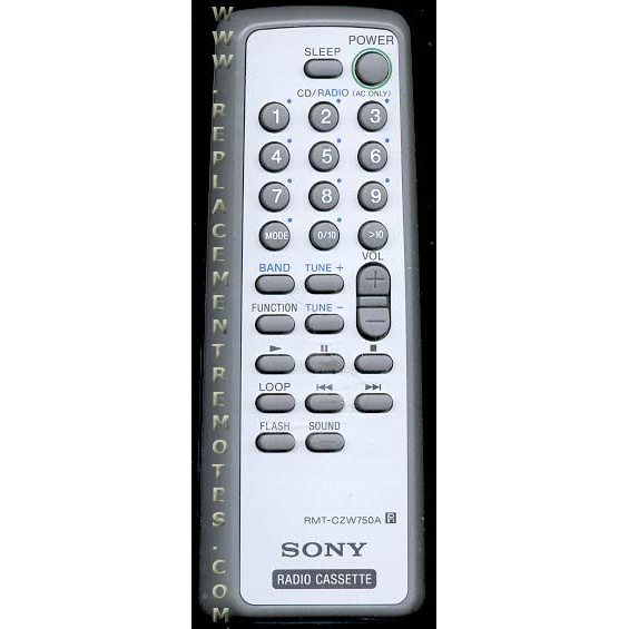 Sony RMT-CZW750A Audio Remote Control - RMTCZW750A