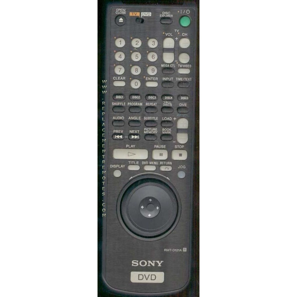 Sony RMT-D121A DVD Remote Control - 141898961 - RMTD121A