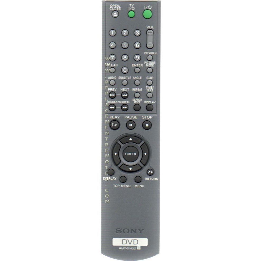 Sony RMT-D142O DVD Remote Control - 147660541 - RMTD142O