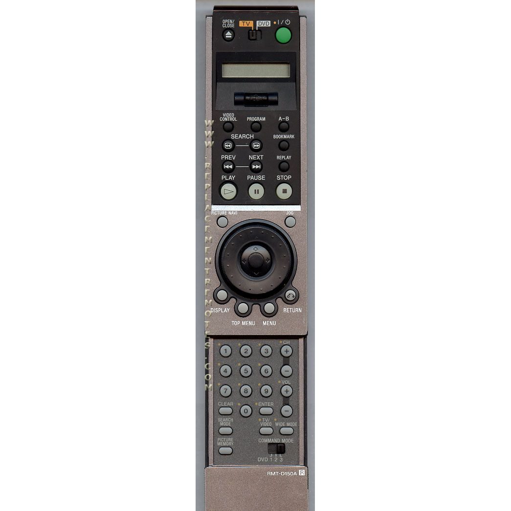Sony RMT-D150A DVD Remote Control - 147732711 - RMTD150A