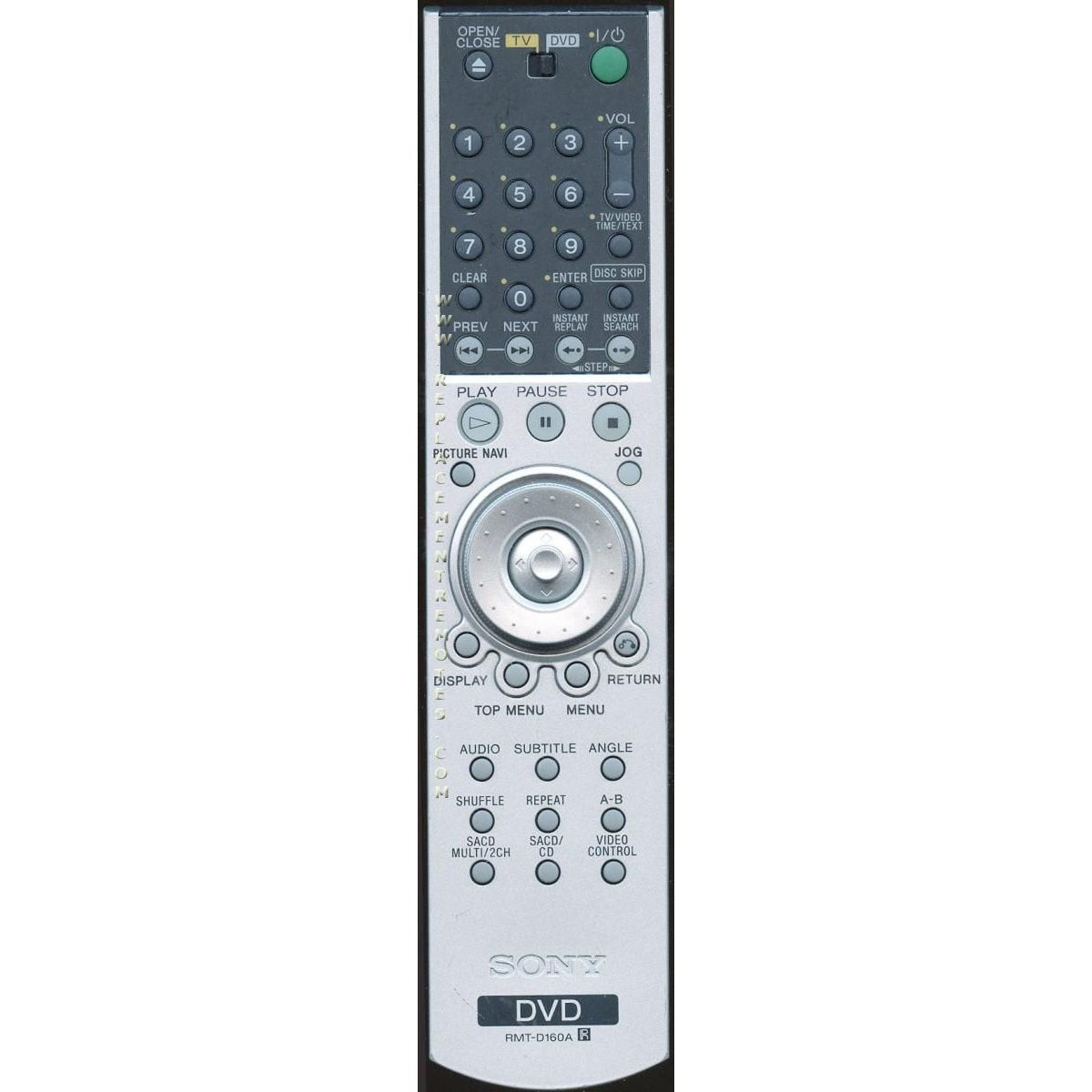 Sony RMT-D160A DVD Remote Control - 147805111 - RMTD160A