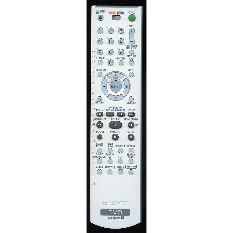 Sony RMT-D179A DVD Remote Control - 147932611 - RMTD179A