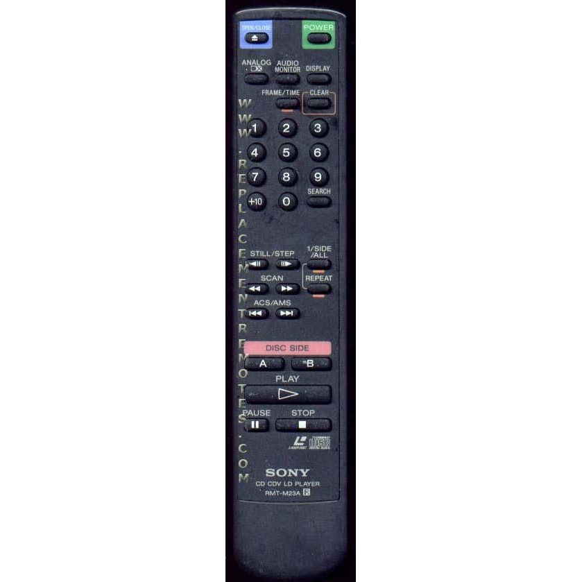 Sony RMT-M23A Laser Disc Remote Control - RMTM23A