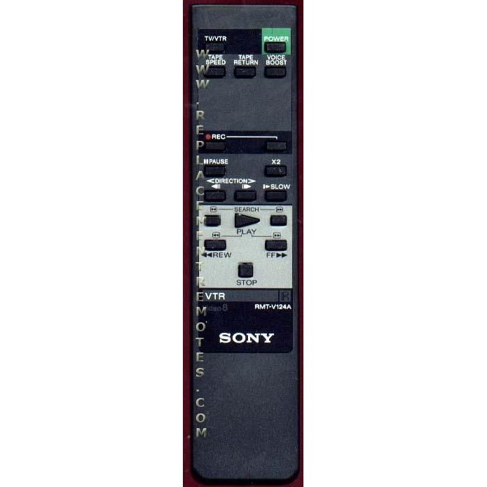 Sony RMT-V124A VCR Remote Control - 169313511 - RMTV124A