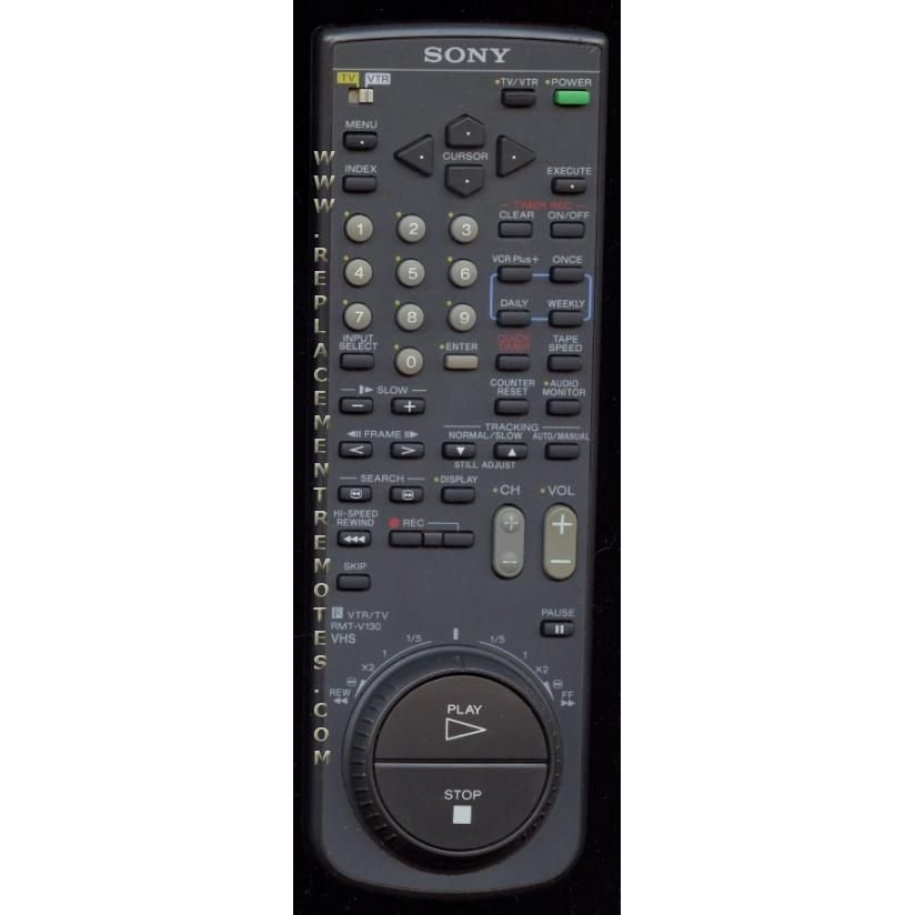 Sony RMT-V130 TV/VCR Remote Control - 146691721 - RMTV130
