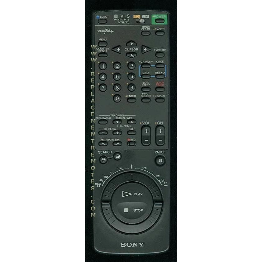 Sony RMT-V141B TV/VCR Remote Control - 146748511 - RMTV141B