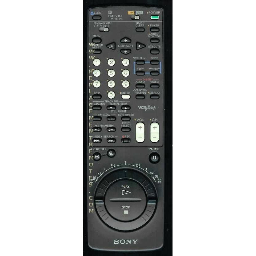 Sony RMT-V158 VCR Remote Control - 146794811 - RMTV158